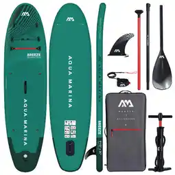 Decathlon Aqua Marina BREEZE 300cm Stand Up Paddleboard Pakket Groente aanbieding