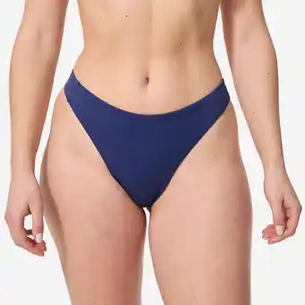 Decathlon Bikinibroekje voor dames string Nais blauw aanbieding