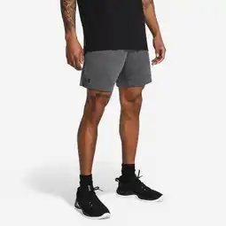 Decathlon Herenshort UA Tech Vent grijs aanbieding