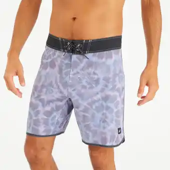 Decathlon Lange boardshort 18 voor surfen heren 500 Tye & Van zwart aanbieding
