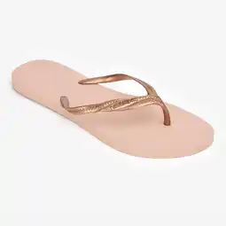 Decathlon Dames teenslippers Fantasia roze aanbieding
