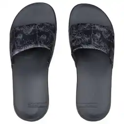 Decathlon Damesslippers 550 Exotic zwart aanbieding