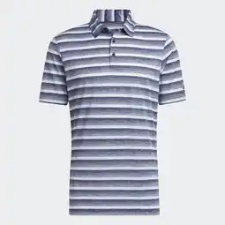 Decathlon Golfpolo voor heren gestreept marineblauw/wit aanbieding