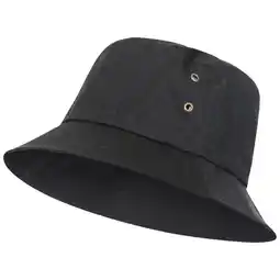 Decathlon Unisex emmerhoed voor volwassenen (Zwart) aanbieding