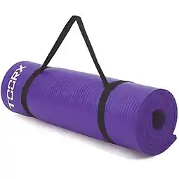 Decathlon Fitnessmat Paars Met Draagkoord aanbieding
