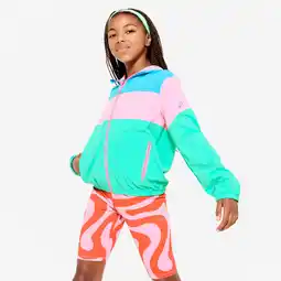Decathlon Licht en ademend multisport vest voor meisjes groen roze blauw aanbieding