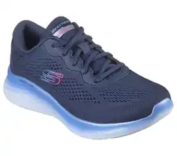 Decathlon Dames SKECH-LITE PRO STUNNING STEPS Sneaker Marineblauw / Blauw aanbieding