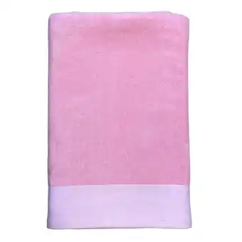 Decathlon Badhanddoek badstof velours effen Shady Candy 140x180 370g/m² aanbieding