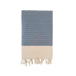 Decathlon Traditionele Athena Fouta 100x200 190g/m² marineblauw aanbieding