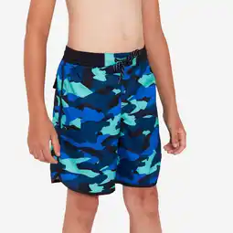 Decathlon Boardshort 500 camo blauw aanbieding