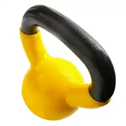 Decathlon Kettlebell - Vinyl - 6 kg - Geel aanbieding