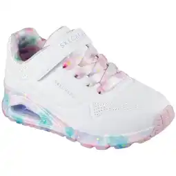Decathlon Sneakers Skechers Uno Gen1 - Fresh Blo, Wit, Kinderen aanbieding