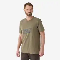 Decathlon T-shirt 100 katoen wildlife aanbieding