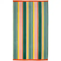 Decathlon Strandlaken Badstof Velours Jacquard Multicolor 100x175 470g/m² - Dalia aanbieding