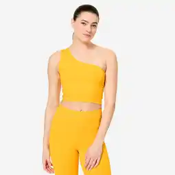 Decathlon Fitnesstop voor dames asymmetrisch aanbieding