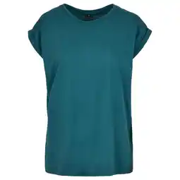 Decathlon Dames Katoenen Verlengd Schouder Tshirt (Teal) aanbieding