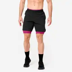Decathlon Ademende herenshort voor crosstraining Performance Celliant grijs aanbieding