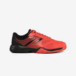 Decathlon Padelschoenen voor kinderen PS 500 met veters rood zwart aanbieding