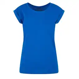 Decathlon Dames Katoenen Verlengd Schouder Tshirt (Helder Blauw) aanbieding
