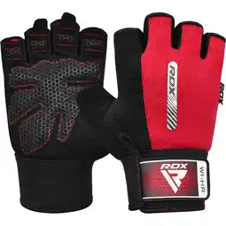 Decathlon Fitness Handschoenen W1 - Met open vingertoppen Rood - Rood - XL aanbieding