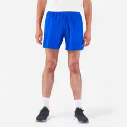 Decathlon Hardloopshort voor heren Run 500 Comfort felblauw aanbieding