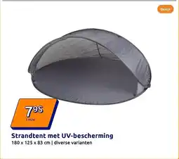 Action Strandtent met UV-bescherming aanbieding