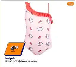 Action Badpak aanbieding