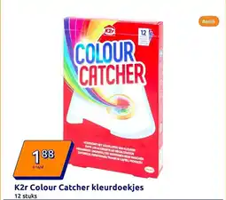 Action K2r Colour Catcher kleurdoekjes aanbieding