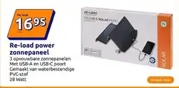 Action Re-load power zonnepaneel aanbieding