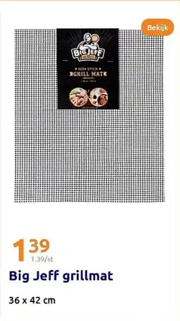 Action Big Jeff grillmat aanbieding