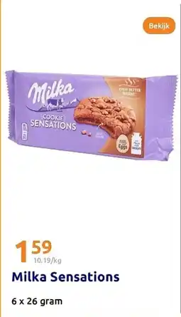 Action Milka Sensations aanbieding