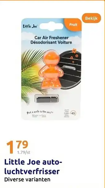 Action Little Joe auto luchtverfrisser aanbieding
