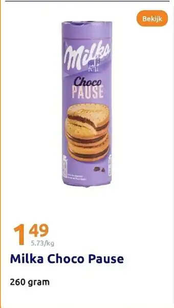 Action Milka Choco Pause aanbieding