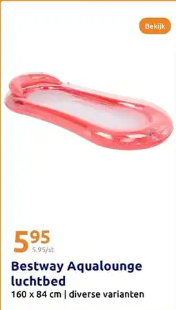 Action Bestway Aqualounge luchtbed aanbieding