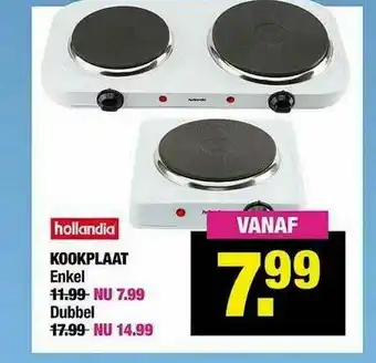 Big Bazar Hollandia Kookplaat aanbieding
