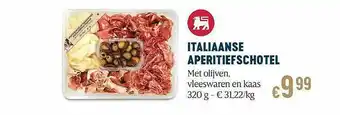 Delhaize Italiaanse Aperitiefschotel aanbieding