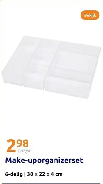 Action Make-uporganizerset aanbieding