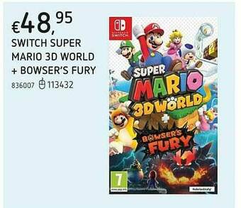 Dreamland Switch Super Mario 3d World + Bowser's Fury aanbieding