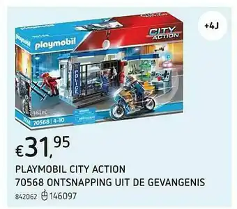 Dreamland Playmobil City Action 70568 Ontsnapping Uit De Gevangenis aanbieding