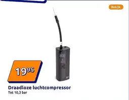 Action Draadloze luchtcompressor aanbieding