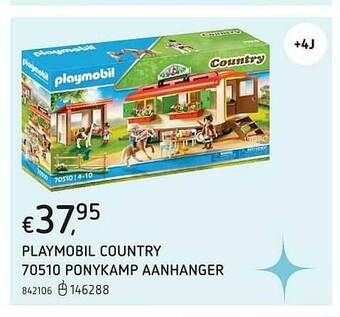 Dreamland Playmobil Country 70510 Ponykamp Aanhanger aanbieding