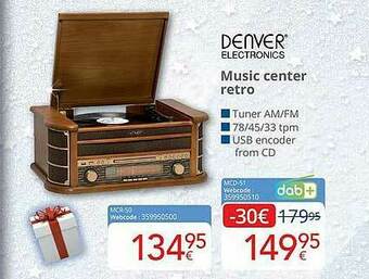 Eldi Music Center Retro aanbieding