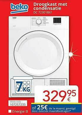Eldi Beko Droogkast Met Condensatie aanbieding