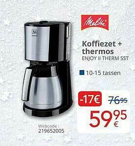 Eldi Melitta Koffiezet + Thermos aanbieding
