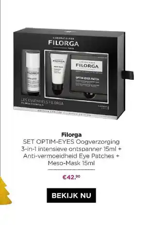 ICI PARIS XL Filorga Set Optim-eyes Oogeverzorging aanbieding