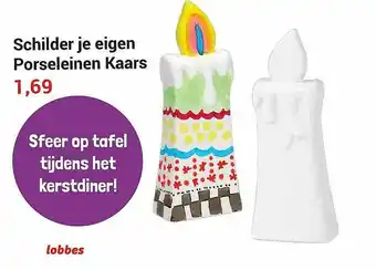 Schilder Je Eigen Porseleinen Kaars