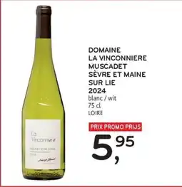 Alvo Domaine la vinconniere muscadet sèvre et maine sur lie 2024 aanbieding