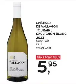 Alvo Chateau de vallagon touraine sauvignon blanc 2023 aanbieding