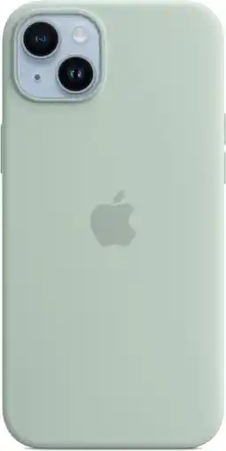 Krëfel Siliconenhoesje met MagSafe voor iPhone 14 Plus - Agavegroen aanbieding