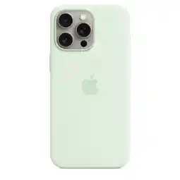 Krëfel Silicone hoesje met MagSafe voor iPhone 15 Pro Max - Munt aanbieding